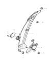 Chrysler Sebring Window Regulator Diagram - MR432201