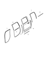 Ram 5500 Weather Strip Diagram - 55112362AG