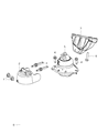Dodge Challenger Engine Mount Diagram - 68062143AD