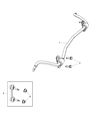Dodge Durango Sway Bar Kit Diagram - 68253185AA