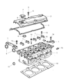 2006 Chrysler PT Cruiser Cylinder Head Gasket Diagram - 4884443AD