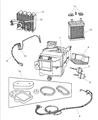 Dodge Viper Heater Core Diagram - 4874374