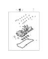 Jeep Wrangler PCV Valve Diagram - 4893610AC
