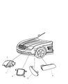 Chrysler Side Marker Light Diagram - 5097518AA