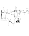 Jeep Grand Cherokee A/C Hose Diagram - 68217222AA