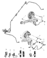 Chrysler Brake Line Diagram - 4860082AF
