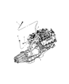 2005 Jeep Liberty Dipstick Diagram - 53013592AC