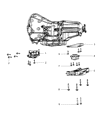 Dodge Magnum Engine Mount Diagram - 4578055AE