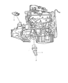 2012 Dodge Journey Oil Pressure Switch Diagram - 68096446AA