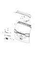 Jeep Cherokee Windshield Wiper Diagram - 68197110AB