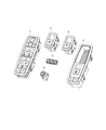 Ram 4500 Power Window Switch Diagram - 56046832AC