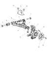 Dodge Sprinter 3500 Steering Knuckle Diagram - 68050287AA