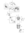 Ram Air Filter Diagram - 52022424AA