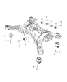 Jeep Crossmember Bushing Diagram - 5090030AC