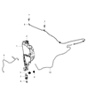 Ram Washer Reservoir Diagram - 68050752AC