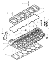 2004 Dodge Ram 2500 Cylinder Head Diagram - R5135783AA