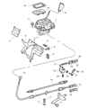 Dodge Sprinter 2500 Automatic Transmission Shift Levers Diagram - 5135728AA