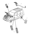 Dodge Journey Power Window Switch Diagram - 4602632AF