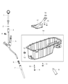 2014 Dodge Dart Oil Pan Diagram - 4893150AB