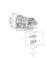 Ram 3500 Transmission Mount Diagram - 68090653AB
