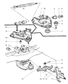 Dodge Ram Wagon Control Arm Bushing Diagram - 52106434AA