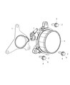 2020 Jeep Renegade Vacuum Pump Diagram - 68439102AA