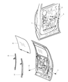 Dodge Ram 1500 Window Regulator Diagram - 55276102AB