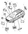 Chrysler Pacifica ABS Control Module Diagram - 5142282AA