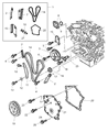 Dodge Magnum Timing Chain Guide Diagram - 4892352AA