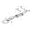 Jeep Wrangler Muffler Diagram - E0021337