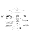 Chrysler Steering Column Cover Diagram - 1DK30XDBAA