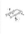 Chrysler Sebring Fuel Injector Diagram - 4591756AC