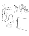 2008 Chrysler PT Cruiser A/C Hose Diagram - 5058001AG