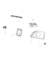 Chrysler Side Marker Light Diagram - 5097520AA