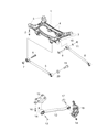 Jeep Compass Control Arm Diagram - 68309201AA