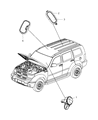 Dodge Nitro Dome Light Diagram - 68020209AA