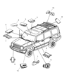 Jeep Commander Transmitter Diagram - 56053016AO