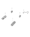 Dodge Journey Door Lock Switch Diagram - 68307002AA
