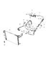 Jeep A/C Condenser Diagram - 68314789AB