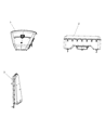 2010 Dodge Journey Air Bag Diagram - 1ME31XDVAA