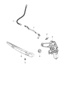 Jeep Wiper Arm Diagram - 68256590AA