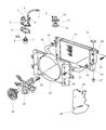 1997 Dodge Ram 3500 Radiator Diagram - 2AMR1555AA