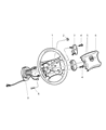 Dodge Ram 3500 Steering Wheel Diagram - 5FL421X9AD