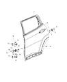 Jeep Compass Door Check Diagram - 68243645AB