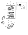 Ram Air Filter Box Diagram - 68264882AB