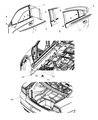 Dodge Door Moldings Diagram - 57010504AE