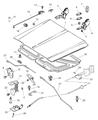 Jeep Cherokee Hood Diagram - 55235439AC