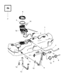 Dodge Sprinter 2500 Gas Cap Diagram - 68017092AA