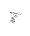 Dodge Ram 1500 Engine Mount Bracket Diagram - 5037422AA
