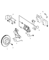 Dodge Sprinter 3500 Brake Caliper Diagram - R8025561AA